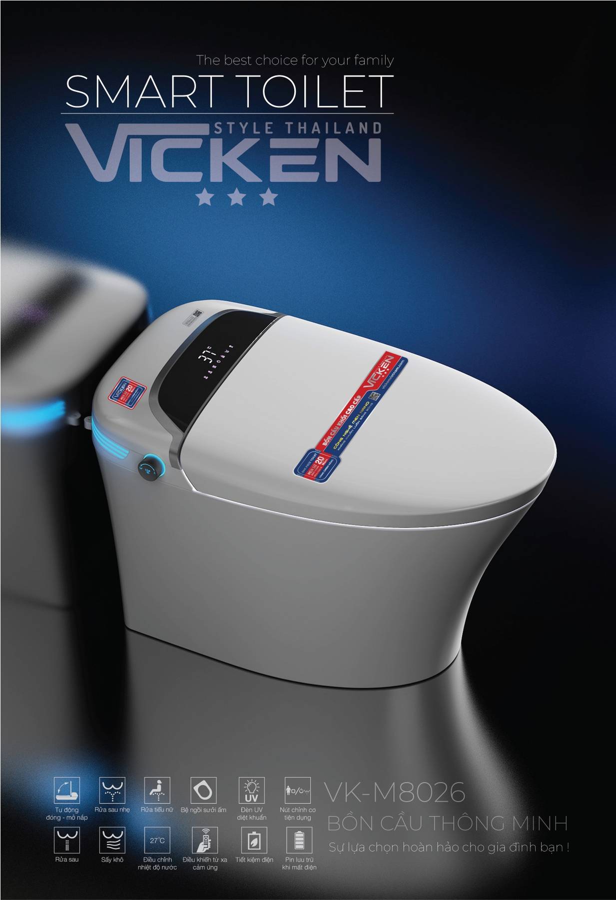 Catalogue và Bảng giá Thiết bị vệ sinh VICKEN 2025 /Page 2